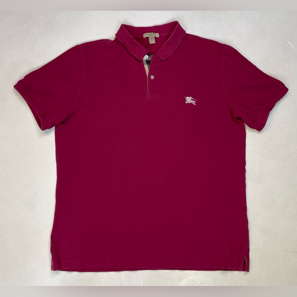 Men's Burgundy Polo Shirt